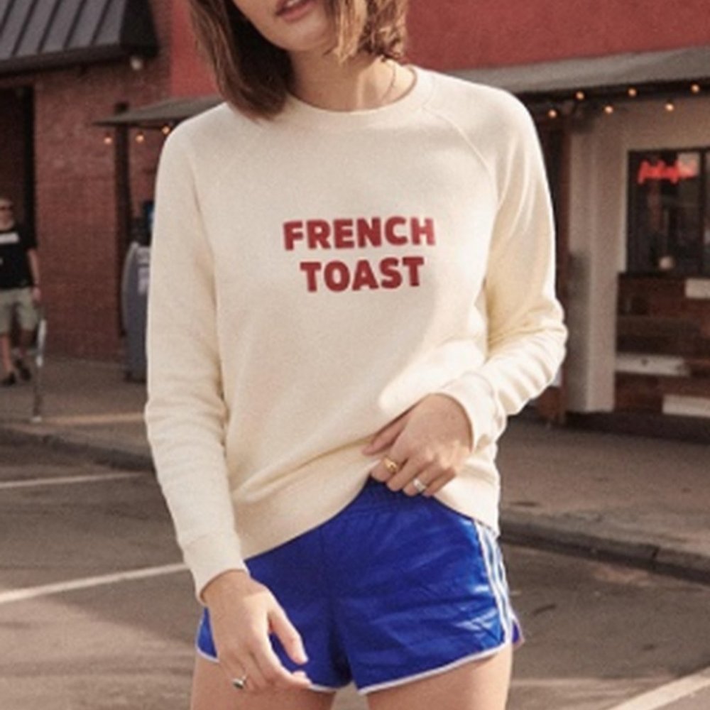 Sezane French Toast Sweatshirt